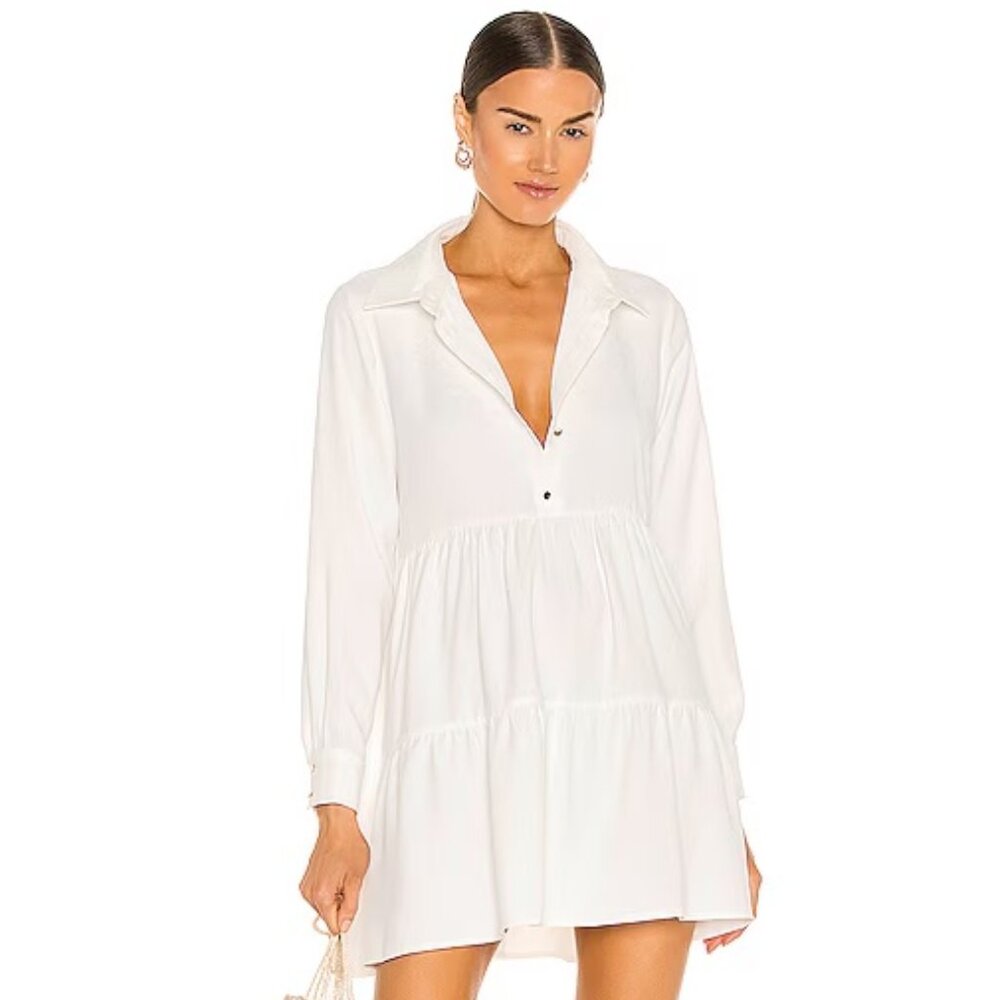 *NWT* Amanda Uprichard Long Sleeve Pierre Mini Dress Size M